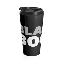 Black & Boozy Stainless Steel Travel Mug