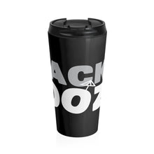 Black & Boozy Stainless Steel Travel Mug