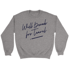 Unisex Crewneck Sweatshirt with Black Cursive