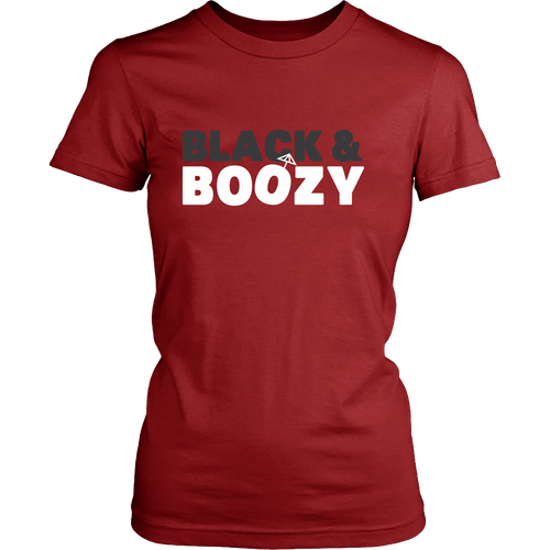 Women's Black & Boozy Tee - Colors